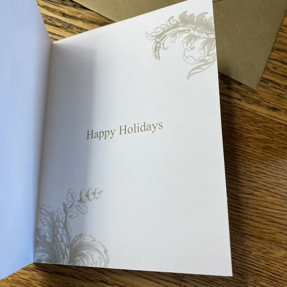 The Gift Wrap Company 20 Holiday Cards W/Envelopes New Open Box